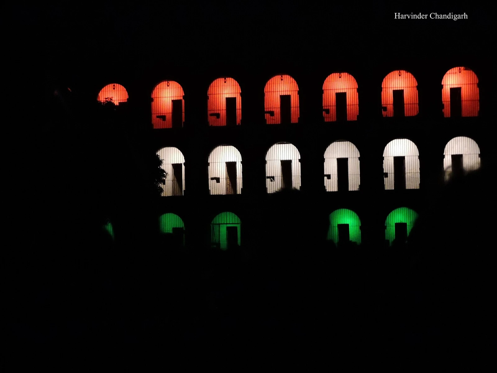 Cellular Jail, Andaman & Nicobar, Port Blair, India, night view.jpg