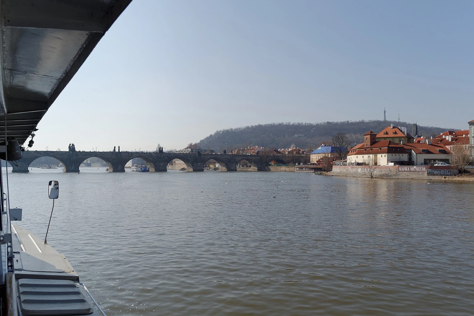 Charles bridge from Vltava, Prague.jpg