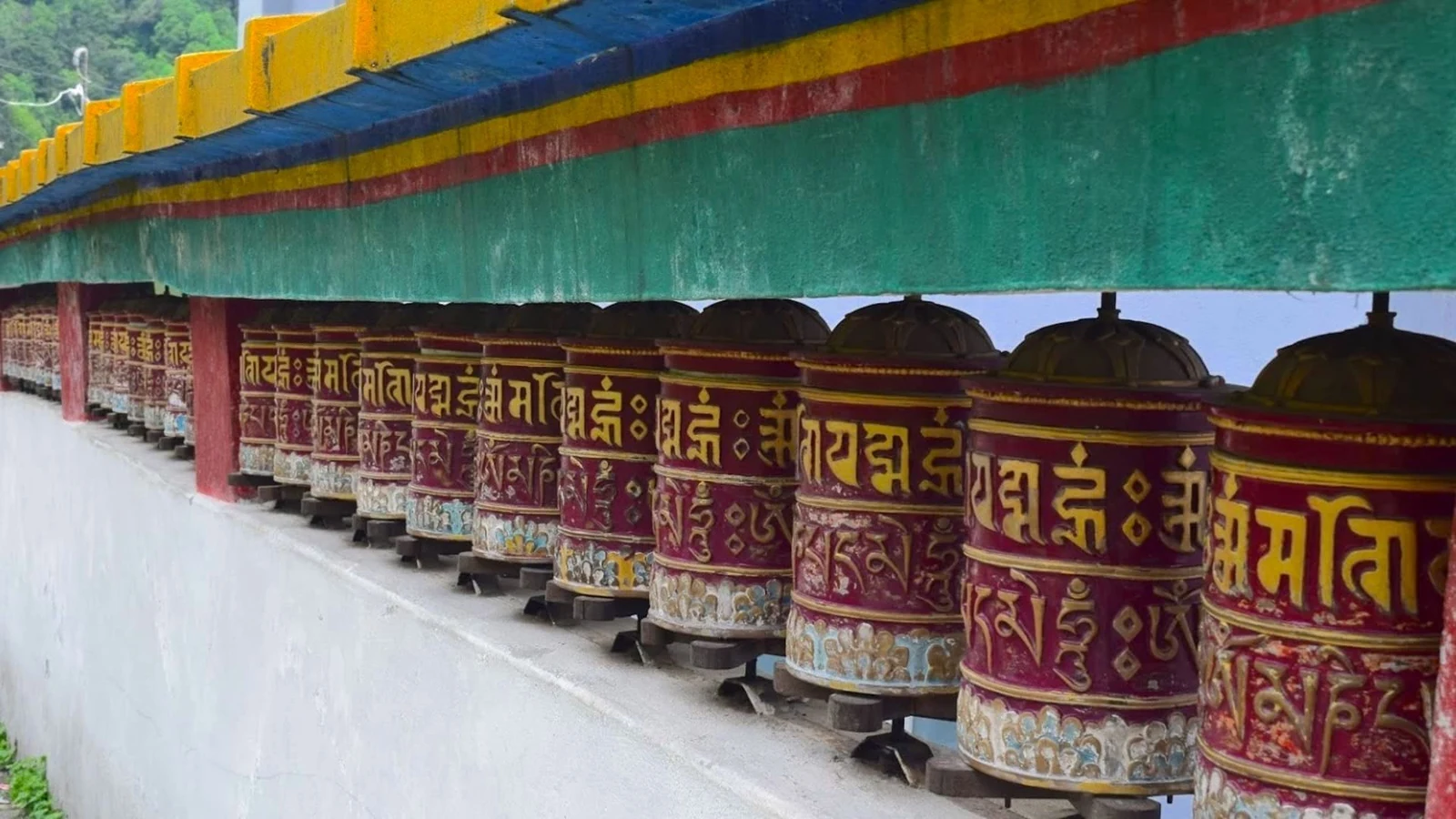 Rumtek Dharmachakra prayer wheel Sikkim India.jpg