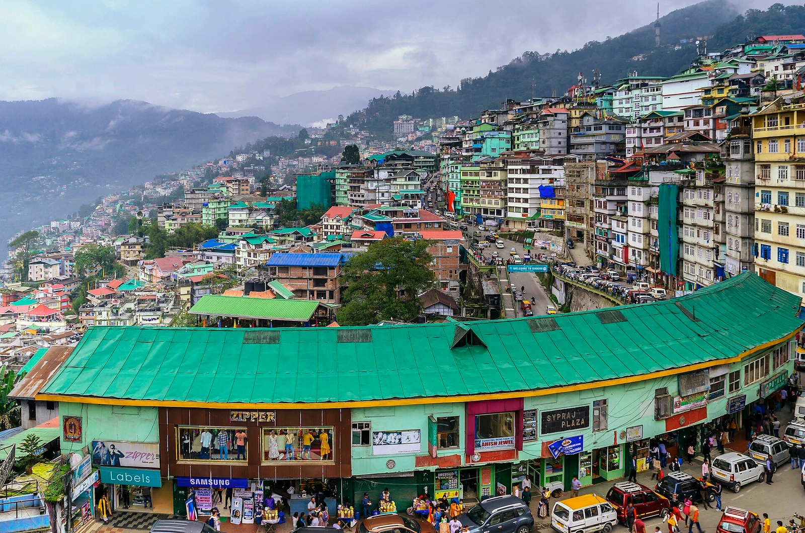 Sypraj Plaza in Downtown Gangtok.jpg